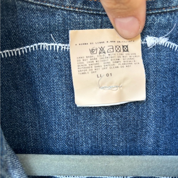 Upcycled Dolce and Gabbana Denim Vest with Floral Patches - Picture 7 of 10